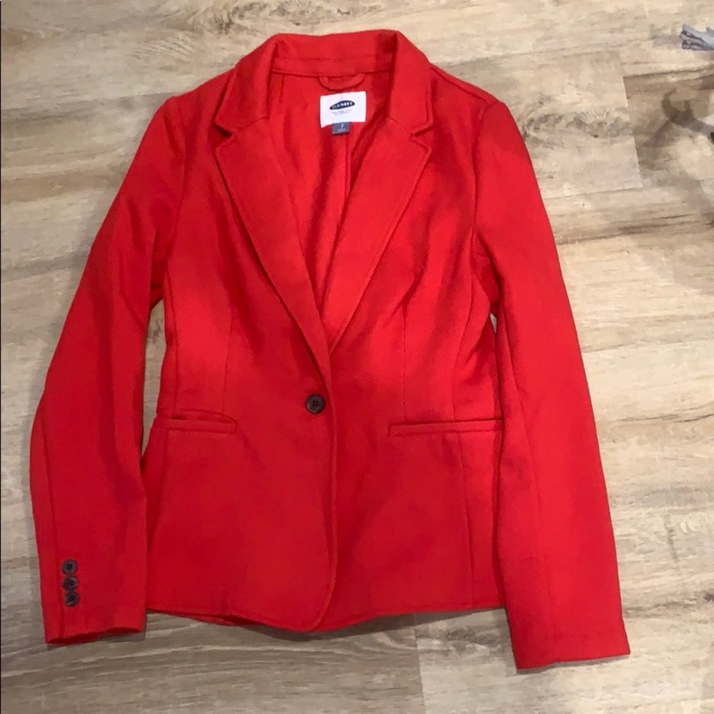 Red blazer